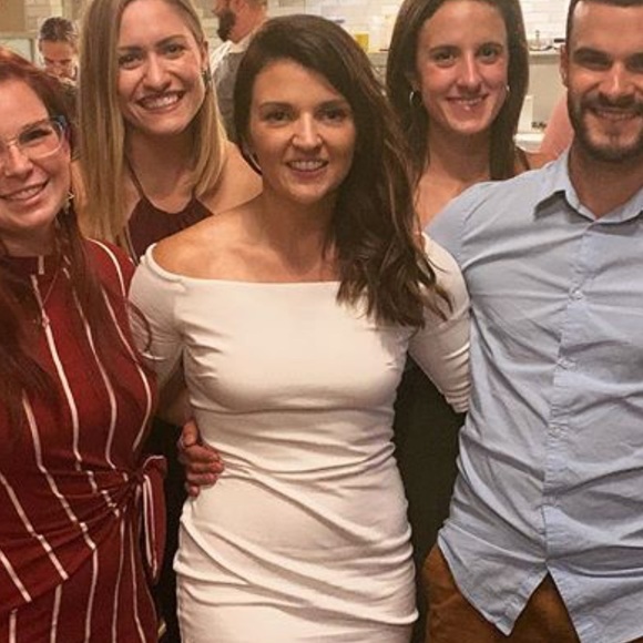 Lulu’s Off the Shoulder Form Fitting Dress - Picture 2 of 3